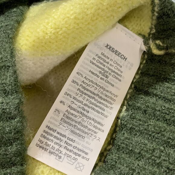 MADEWELL Fulton striped pull-over sweater
roll neck sweater loose relax fit XXS - Picture 4 of 9